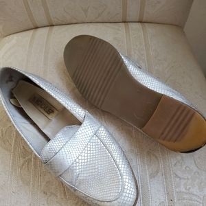 Nichole Silver Loafers size 8